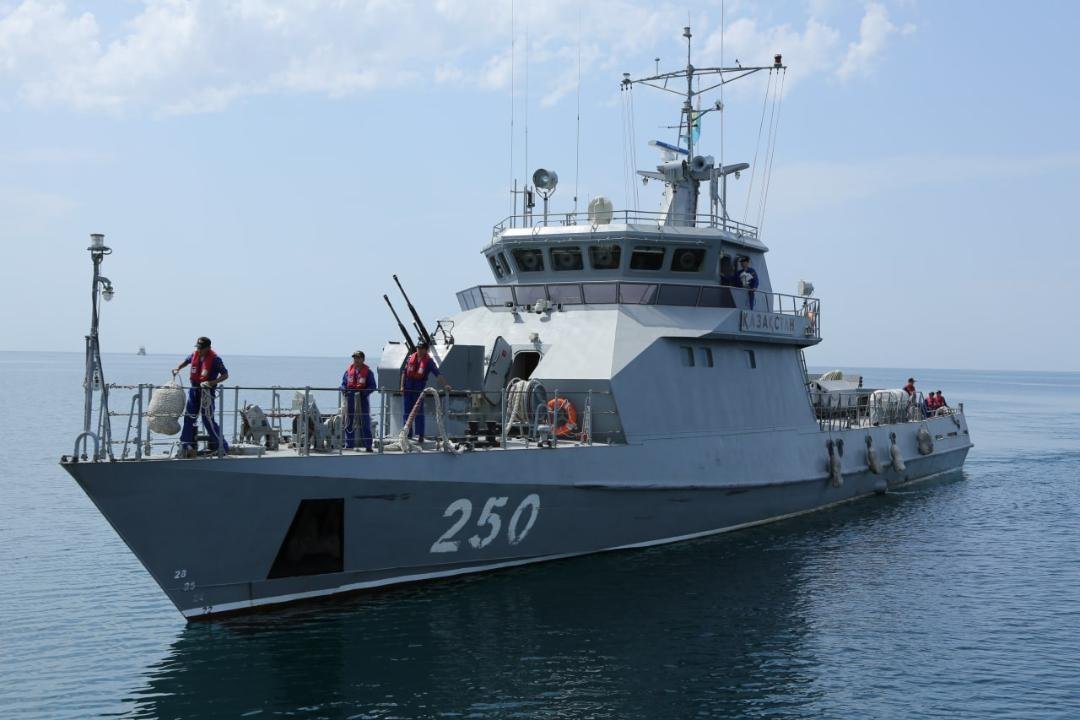 Rocket and artillery boat "Kazakhstan" from the Navy of the Republic of Kazakhstan. Photo: Ministry of Defense of the Republic of Kazakhstan.Â Â 
